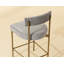 Seneca Upholstered Stool with Metal Frame