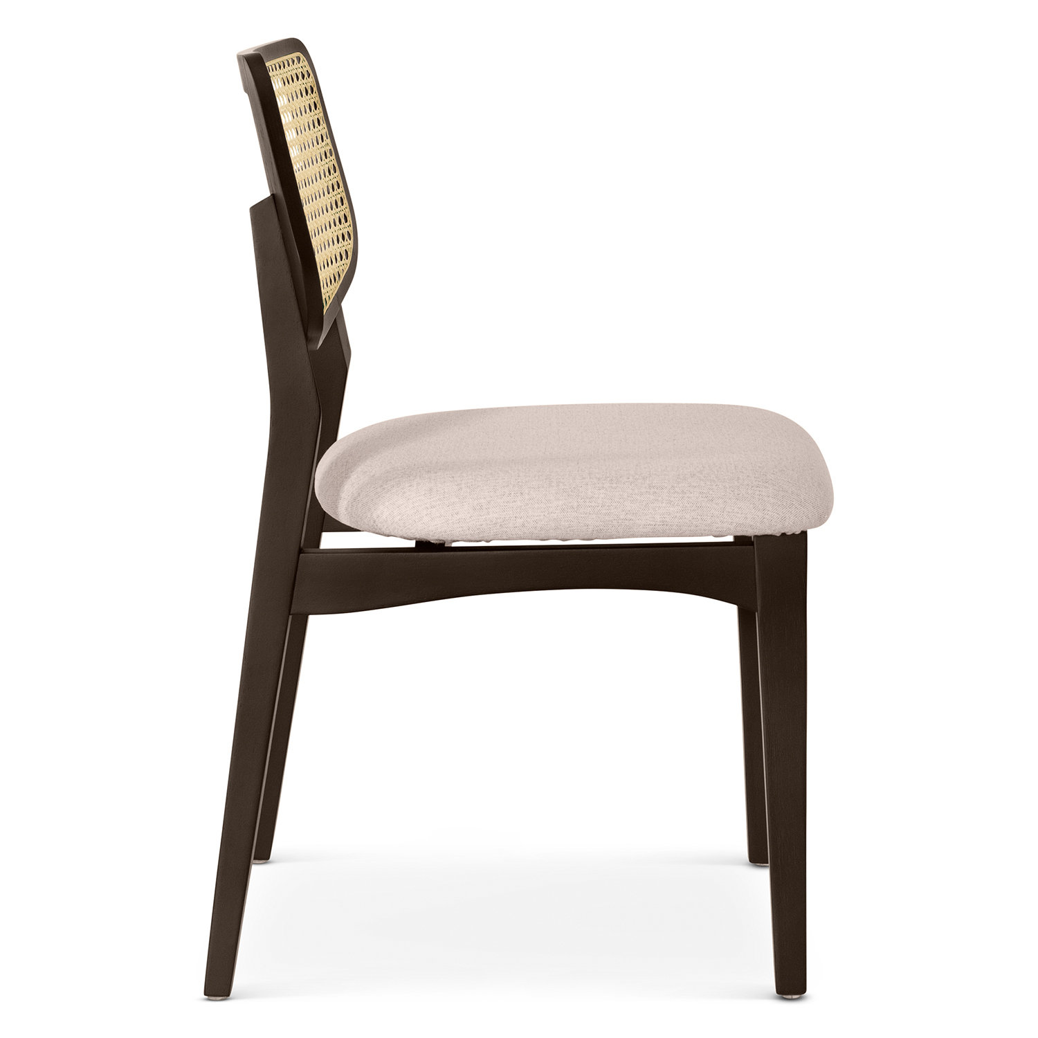 Ena Oak Dining Chair, Medley Ivory/Ebano/Natural