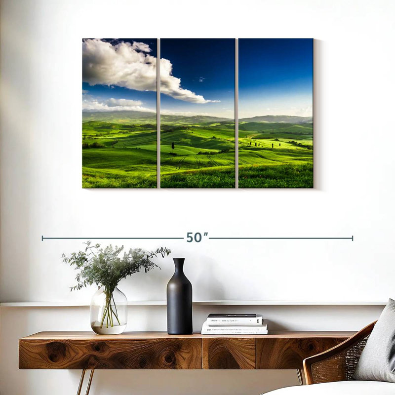 Alvord Cloudy Tuscany Field, 24" H x 38" W