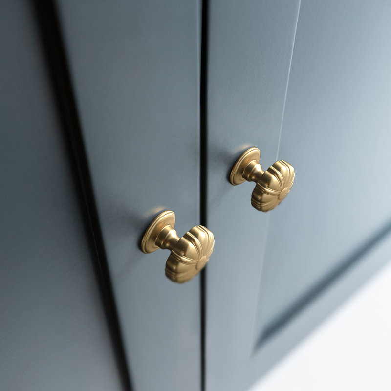 1.27" Diameter Mushroom Knob Multipack, Champagne Bronze
