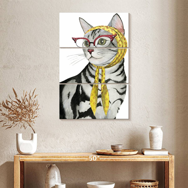 Brampt Cool Cat III, 38" H x 24" W