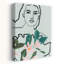 Portrait, art contemporain abstrait rose-129003773