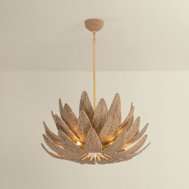 Lustre Varanasi, H 81 po x l 30 po x P 30 po, 14 lumières