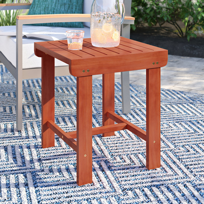 Table d'appoint Aleha, Brun