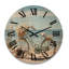 Horloge murale en bois massif Wroblewski-1598545709