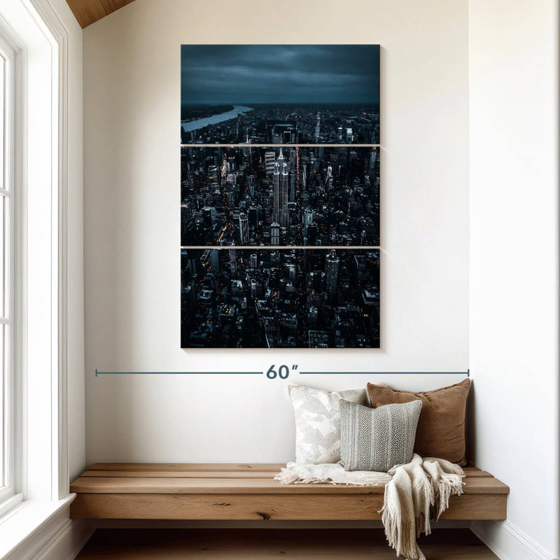 New York Night Lights, H 50 po x l 32 po