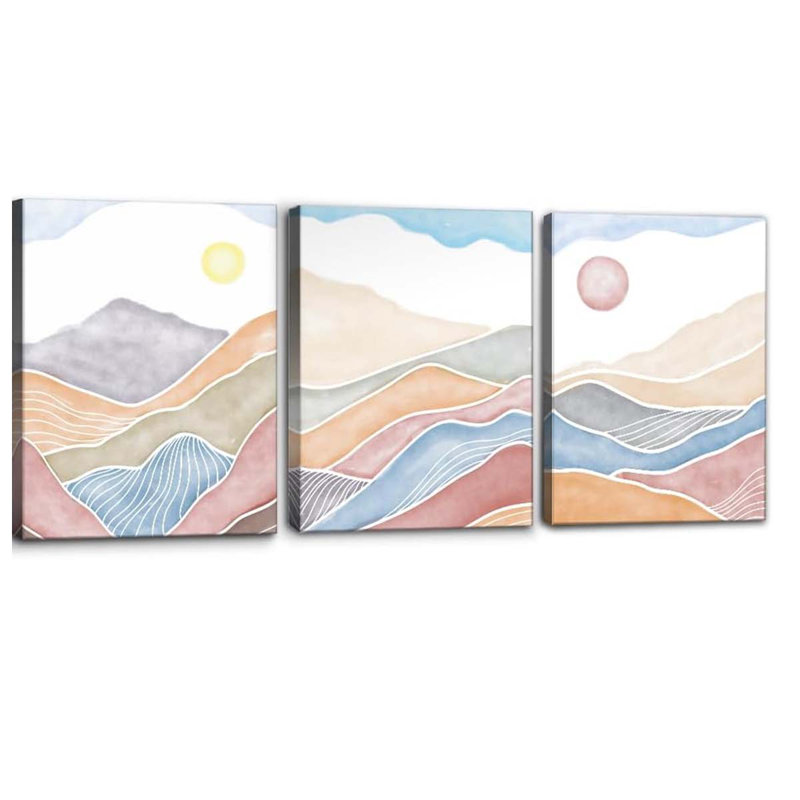 3 Piece Wrapped Canvas Print