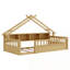 Lit en bois avec tablettes de rangement-685409562
