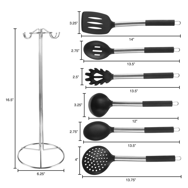 Classic Cuisine 7 Piece Kitchen Utensil Set