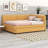 Upholstered Daybed With Trundle-1158625627