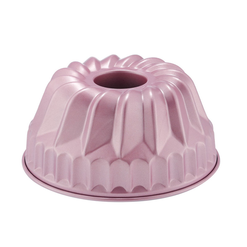 Moule à gâteau en forme de tube de 6,5 po CHEFMADE, Rose, H 3,3 po x L 6,7 po x l 6,7 po