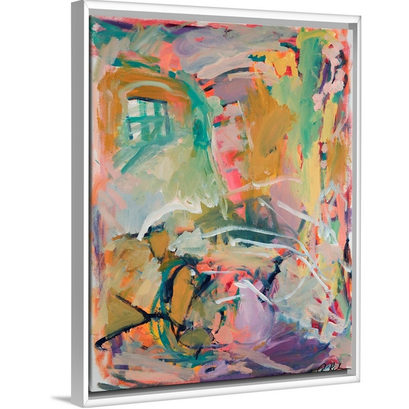 Reproduction d’art sur toile « Smudge the hall » par Amira Rahim, H 26 po x l 20 po x P 1,75 po, Toile blanche encadrée