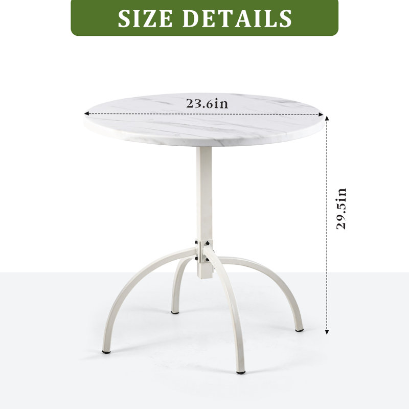 Table d'extérieur ronde 23,6 po Sidhi