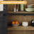 Farmhouse Arched Bookcase Cabinet – 6-Tier Freestanding Entryway Storage, Deep Display Organizer, 2 Glass & 2 Doors, For Living Room, Kitchen, or Office, Black , 2 Glass 2 Doors-1904449247