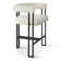 Colrain 24" Upholstered Velvet Solid Back Counter Stool