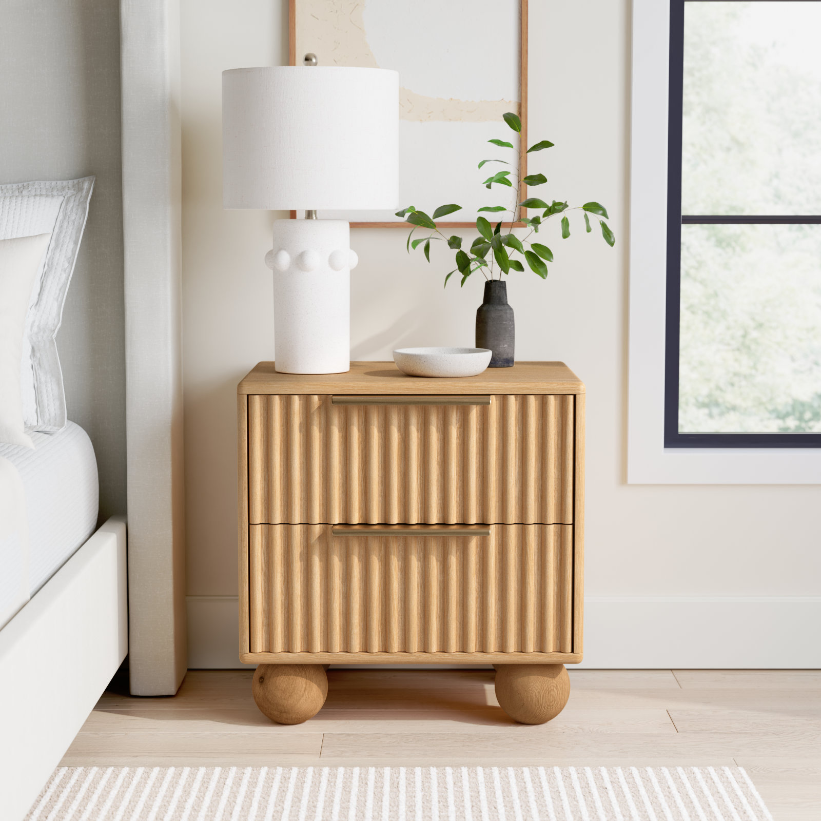 Camila Oak Nightstand