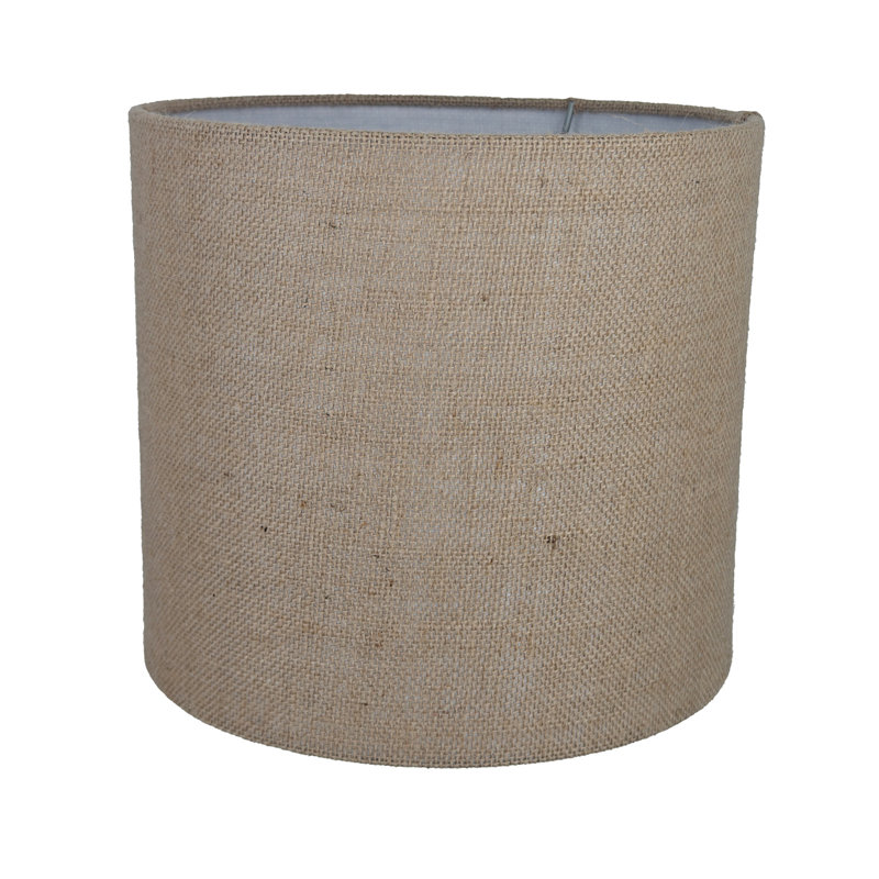 Cylinder Lamp Shades, Brown, 9" H x 13" W x 13" D