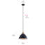 Luminaire suspendu bol simple à 1 lumière