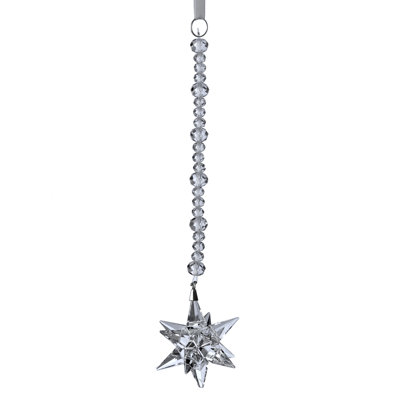 9" Crystal Starburst Drop Ornament