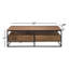 Paulette Solid Wood Frame Coffee Table with Storage