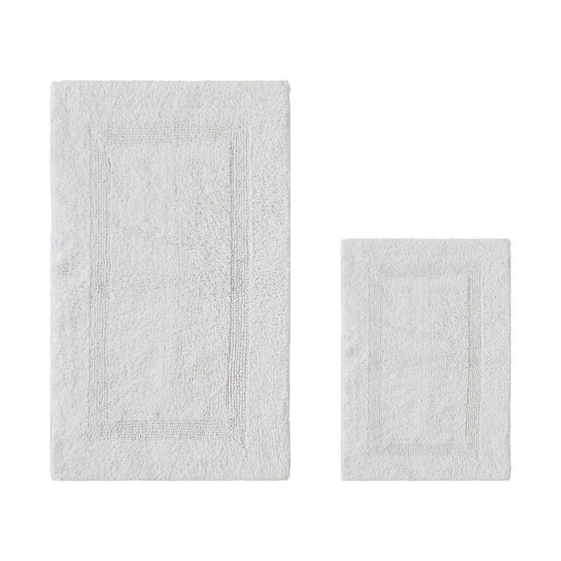 Ensemble de tapis pour salle de bain 100% coton 2370 g / m² Lux Premium, tapis de salle de bain ultra doux et super absorbant, réversible et lavable à la machine