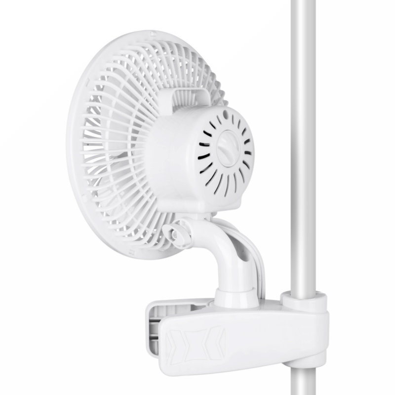 Ventilateur à pince 7,78 po Wenty, Blanc