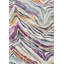 Tapis bleu abstrait Kymiere-999237828