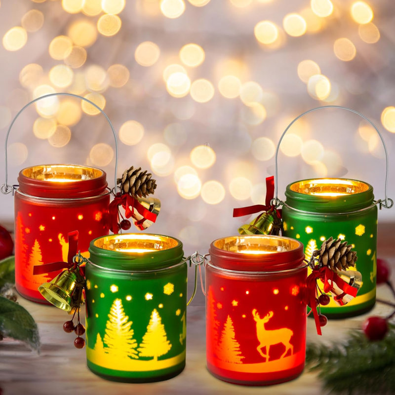 Porte-votive en verre H 3,52 po