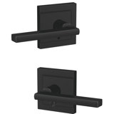 Custom Latitude Hall-Closet and Bed-Bath Lever with Upland Trim