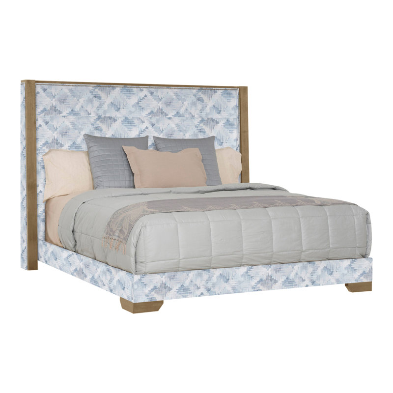 Thom Filicia Home Century Club King Bed, Nadia Parchment, Hampton, Yes