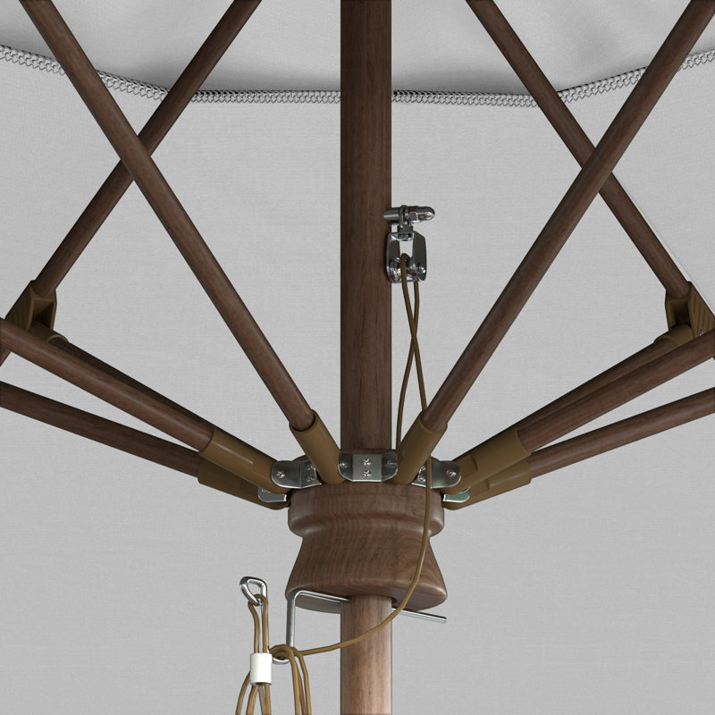 Parasol Sanna Market Sunbrella, Toile Sunbrella® naturel
