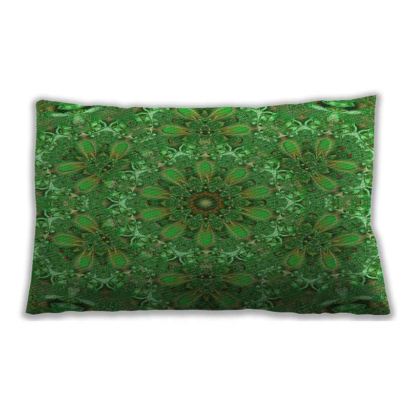 Coussin à motifs 1410, Rouge, Microsuède