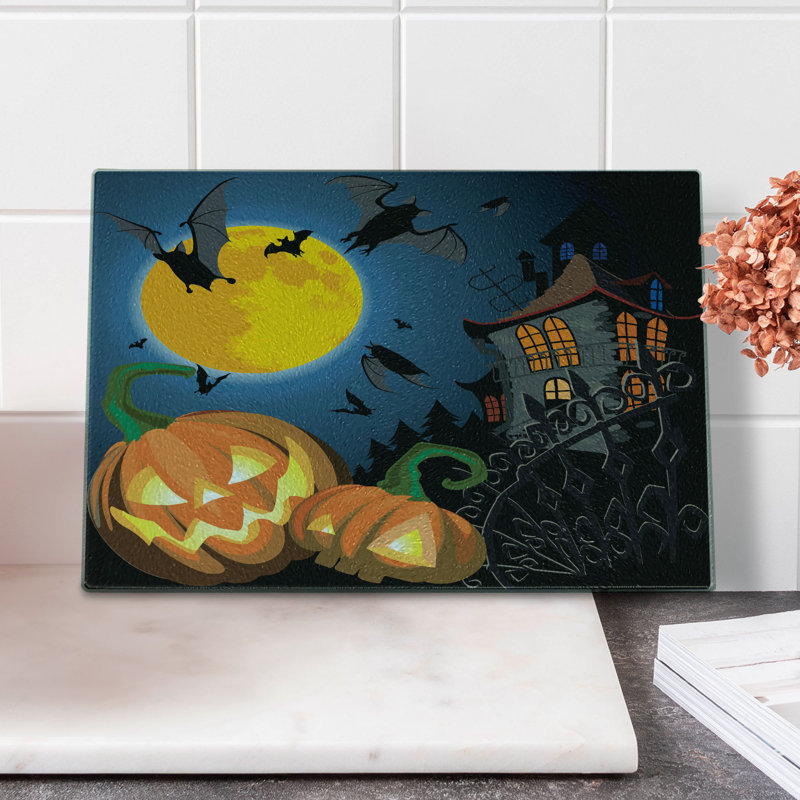 East Urban Home Glass Christam Cutting Board