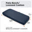 Pina Outdoor 3'' Bench Seat Cushion-1375842244