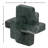 Geometric Marble Knot Sculpture for Home Decor - Decorative Interlocking Object Accent for Office Styling, Living Room or Shelf Decoration Display-2135258137
