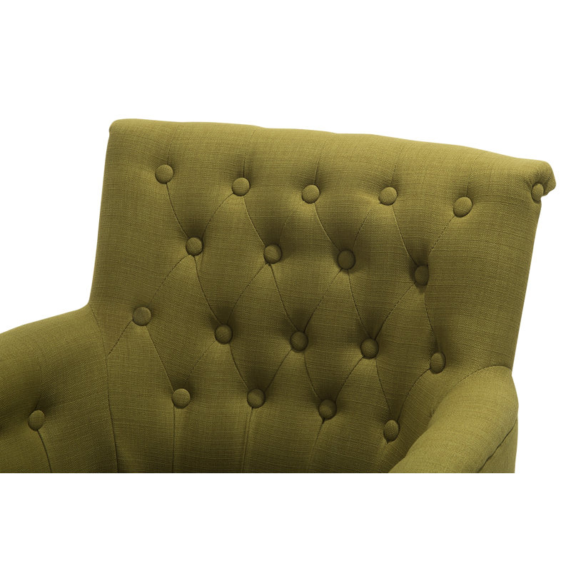 Jolie Upholstered Armchair, Olive