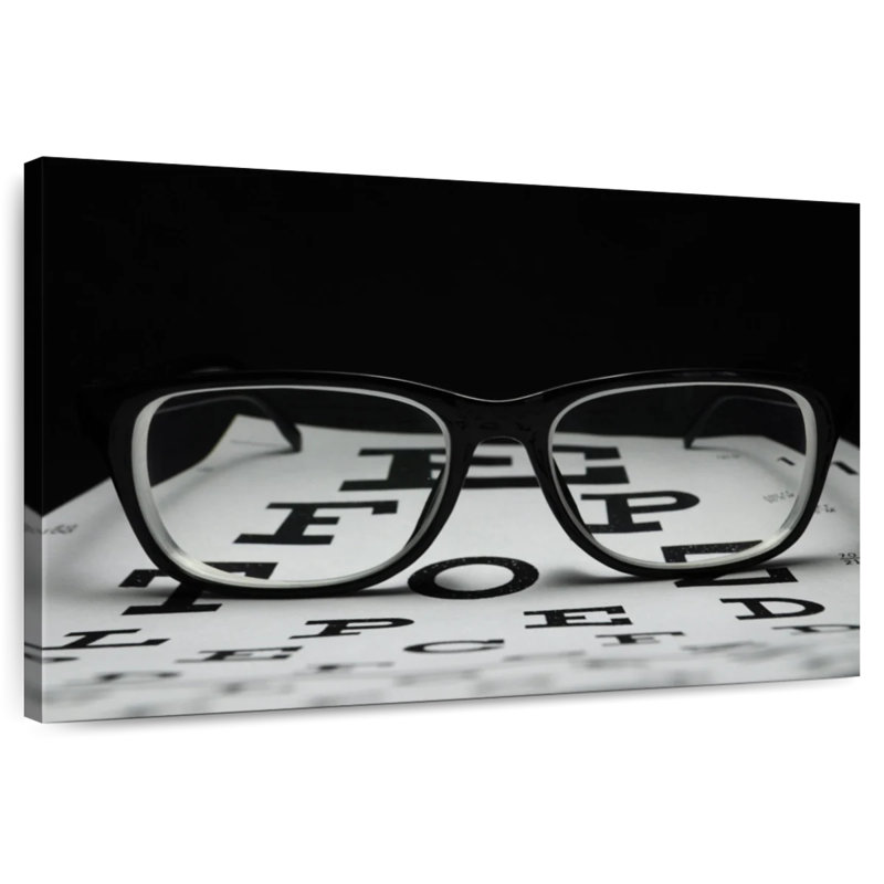 Alcaraz Eyeglass Vision, 8" H x 12" W