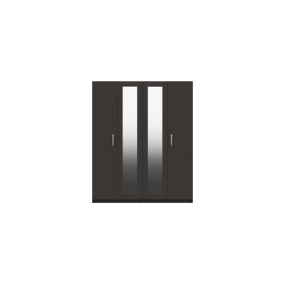 Narvaez 4 Door Manufactured Wood Wardrobe