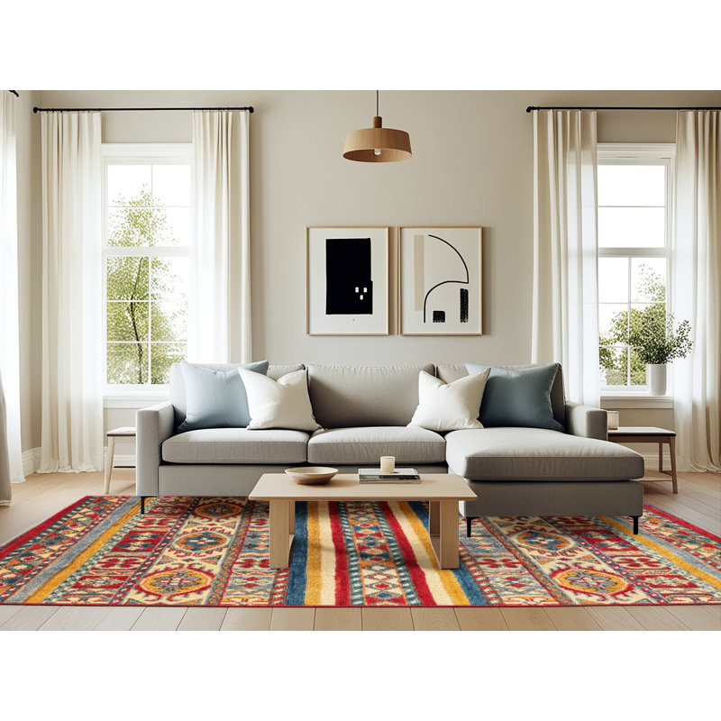 Tapis abstrait moderne 4288, Rectangle 6 pi x 9 pi