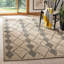 Geometric hand-woven jute rug Trotter-1006954958