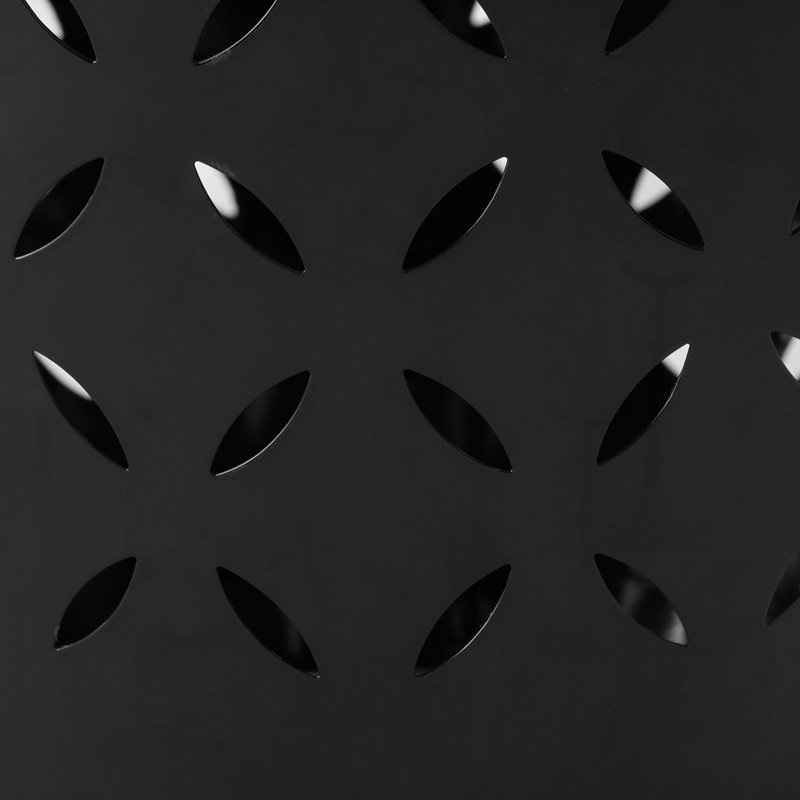 12" Accent Side Table, Black