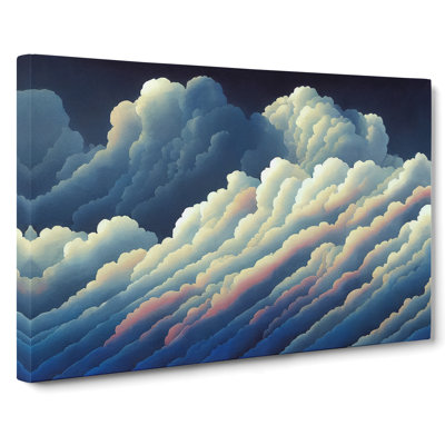 Fancy Cloudy Sky - Wrapped Canvas