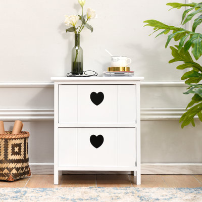 Krebs 2 Drawer Bedside Table