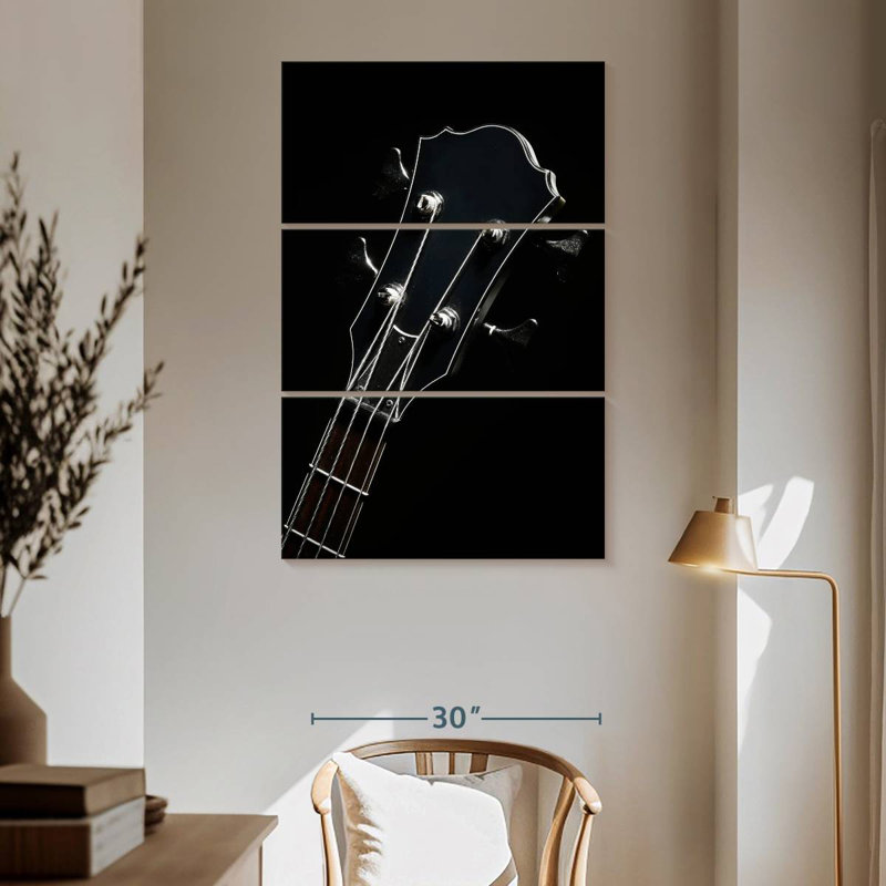 Abarca Head Of Black Guitar