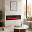 Brayden Studio Black Electric Fireplace-1956830891