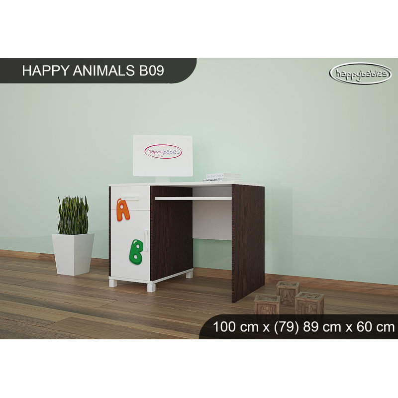 100cm Writing Desk, Chestnut