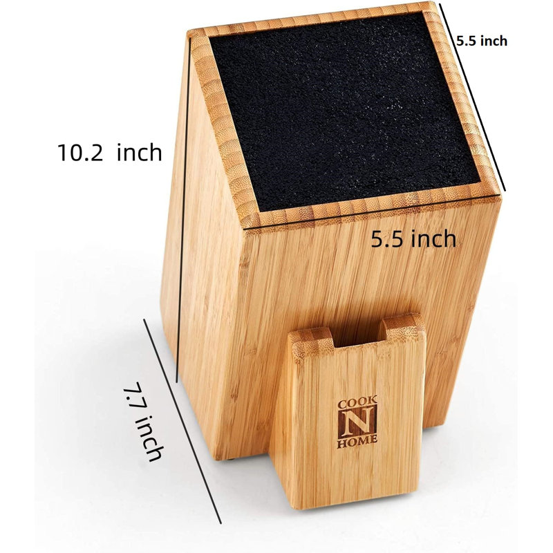 Cook N Home Knife Storage Block without Knives