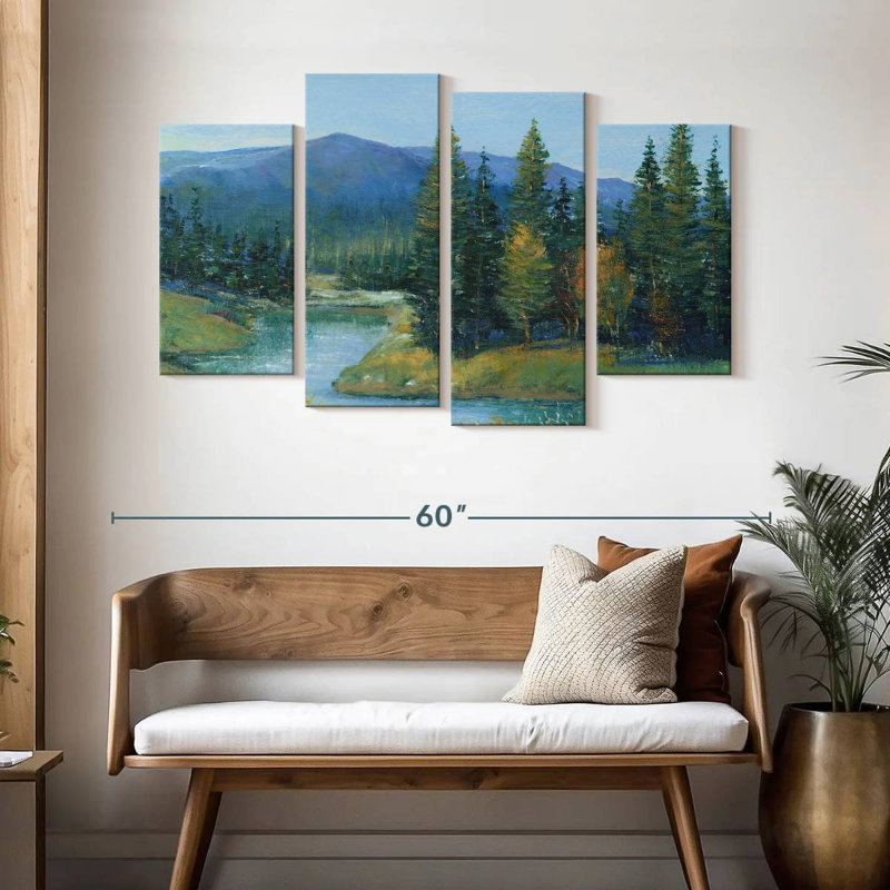 Alvord Trout Stream II, H 32 po x l 52 po