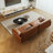 Orange Genuine Leather Modular Sofa cushion couch-1010060386-1010060385