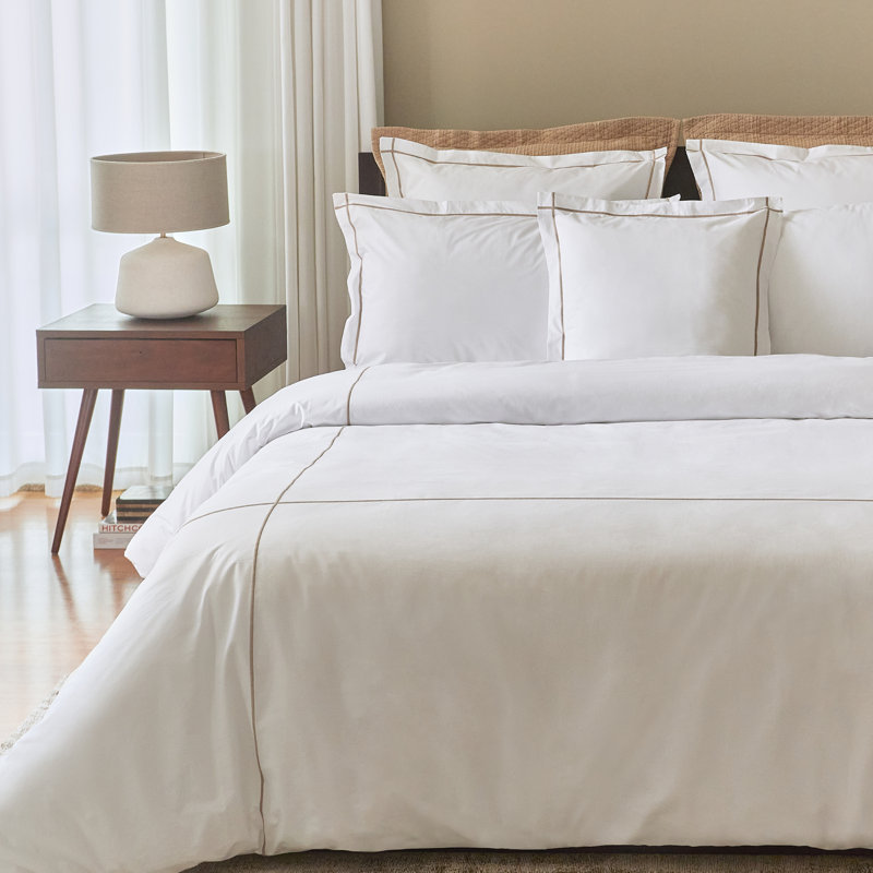 Classic Hotel_Duvet Cover, White/White, Twin